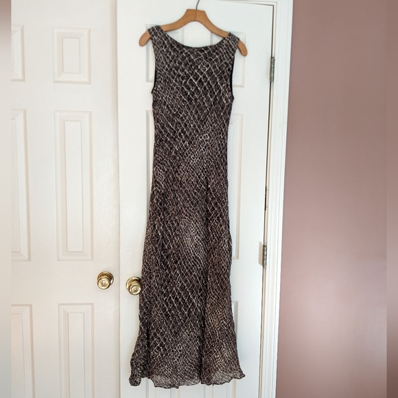 Ronni Nicole Vintage Floor Length Dress Animal Print - Picture 6 of 6